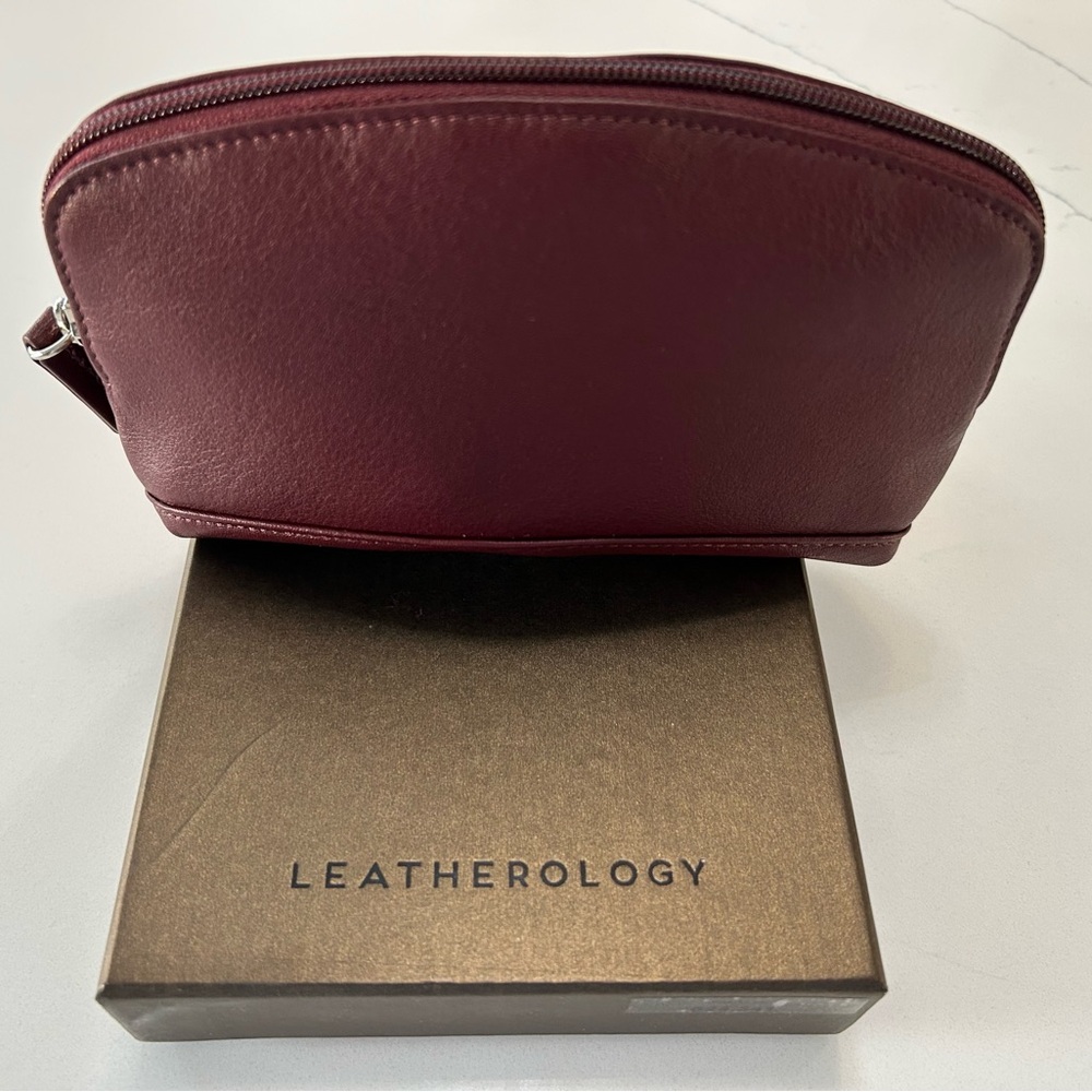 Leatherology Burgundy Leather Pouch